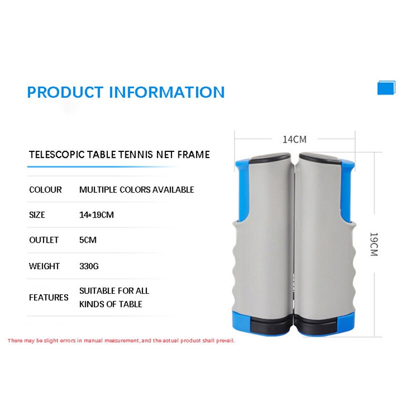 Retractable Tennis Table Grid Strong Mesh Net Portable Net Colorful Tennis Table Net Rack Replace Kit For Ping Pong Network
