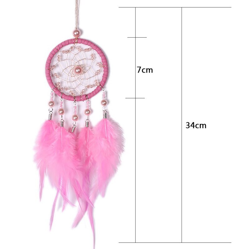 Styl skandynawski sen netto prezent dzwonek wietrzny wisiorek do samochodu dekoracje ścienne wiszące Home Kids Girls dekoracja do pokoju dziecięcego Habitacion: 34cm P