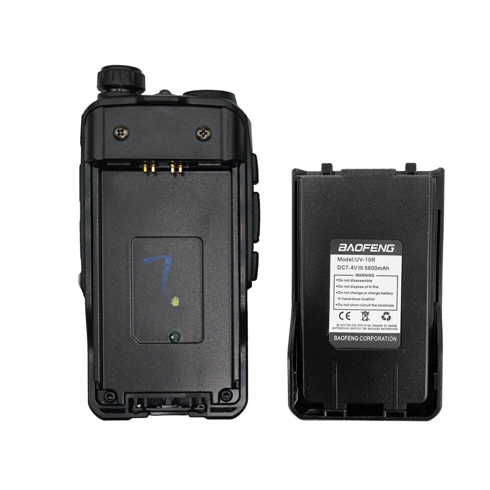 Baofeng UV-10R batteria ad alta capacità 5800mAh lunga Standy Radio bidirezionale UV10R batteria di ricambio USB ricarica batteria Extra