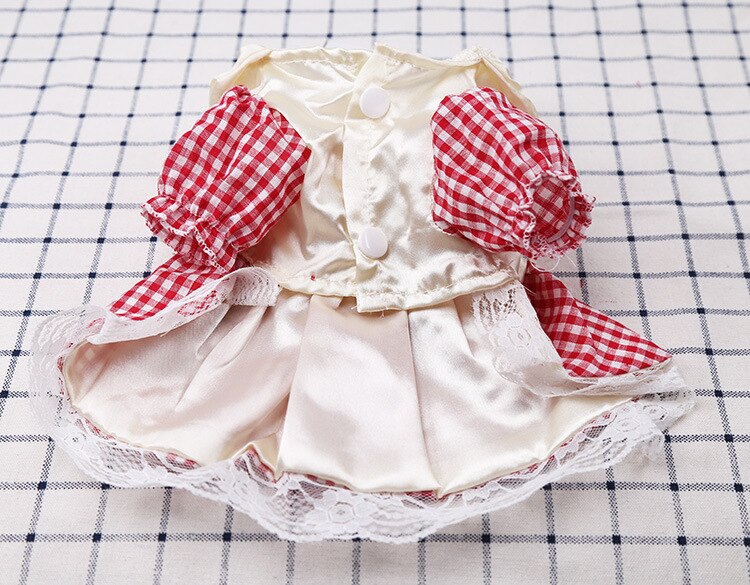 Spring/autumn Dog Pet Cat Clothes Garments Skirts 100% Cotton