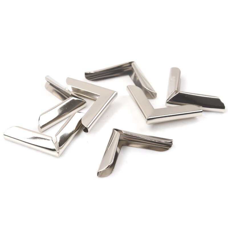 Metalowe narożniki robić książek Scrapbooking albumy ze zdjęciami menu zabezpieczenie narożników metalowe rzemiosła ozdoba diy 25x25x3mm 20 sztuk