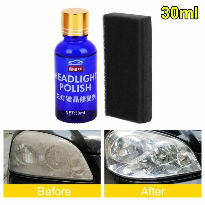 Revestimiento de cerámica líquida sin pulir para reparación de faros delanteros de coche azul