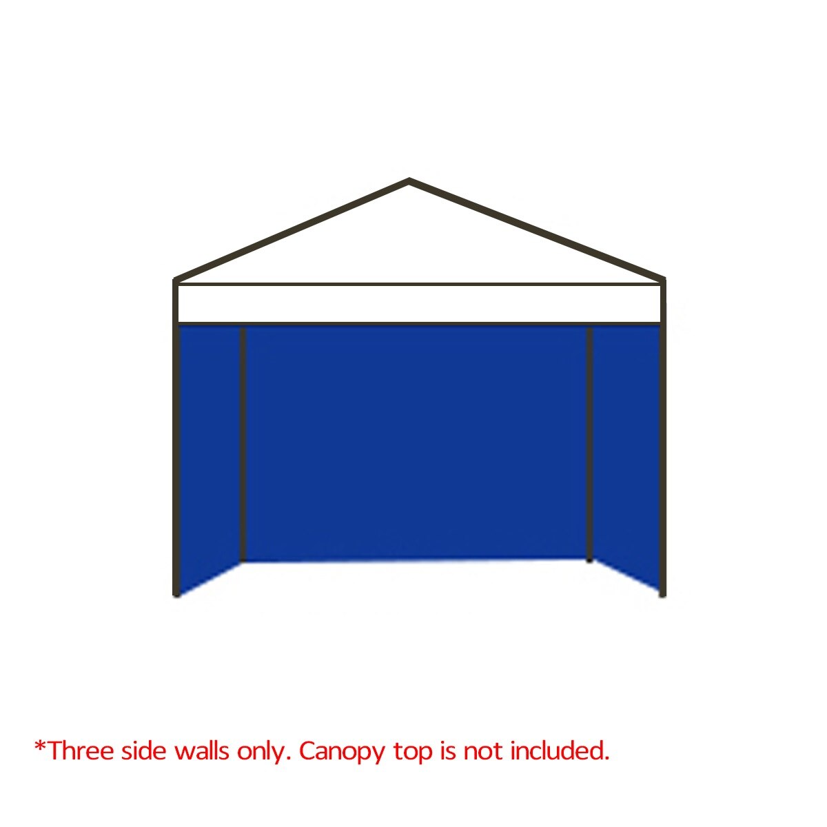 3x3m Oxford Cloth Party Tent Side Walls Waterproof Garden Patio Outdoor Canopy Sun Wall Sunshade Shelter Tarp Sidewall Sunshade