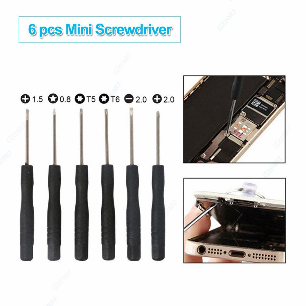 Gzerma Smartphones Reparatie Tool Sets Mobiele Telefoon Reparatie Tools 21 In 1 Met Schroevendraaier Kit Voor Iphone Mobiele Mobiele Telefoons