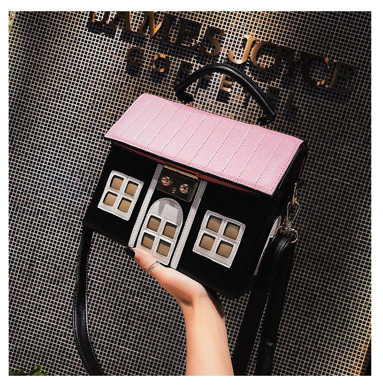 Sac à bandoulière en cuir Pu pour filles, maison, sac à épaule pour dames, sac à main décontracté: Black