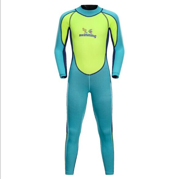 SBART 21019 nowych dzieci krem do opalania z długim rękawem kombinezon do nurkowania dla dziewczynek i chłopców