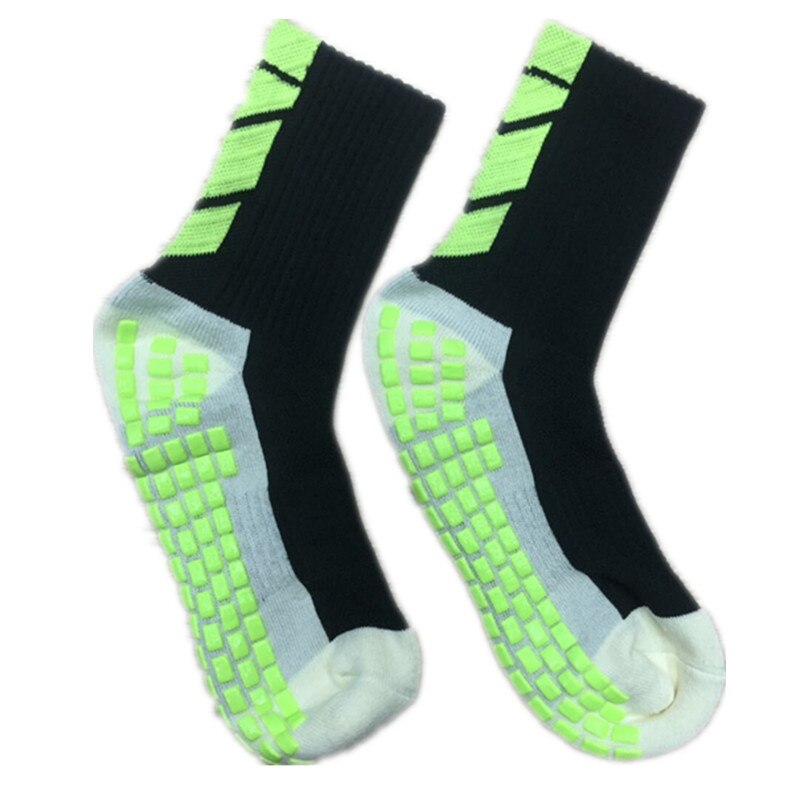 Football Socks Anti Slip Soccer Socks Men Sports Socks Good Cotton Calcetines Same Type As Trusox Running Absorb Sweat: Clear