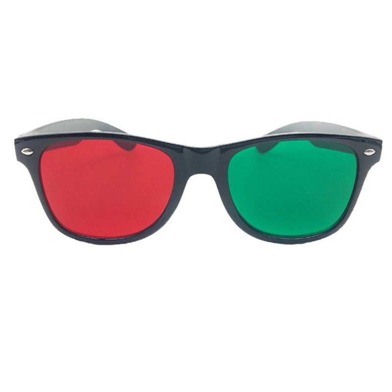 1Pcs Red Green Glasses Eyeglass for Amblyopia Training