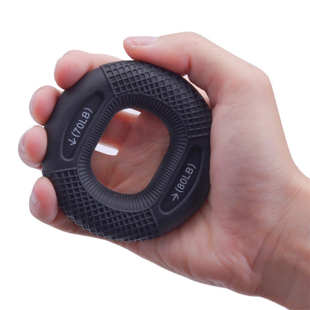 Hand Grip Finger Gripper Ring Strength Trainer Finger Muscle Exercise Equipment for Working-out Comfortable Decoration