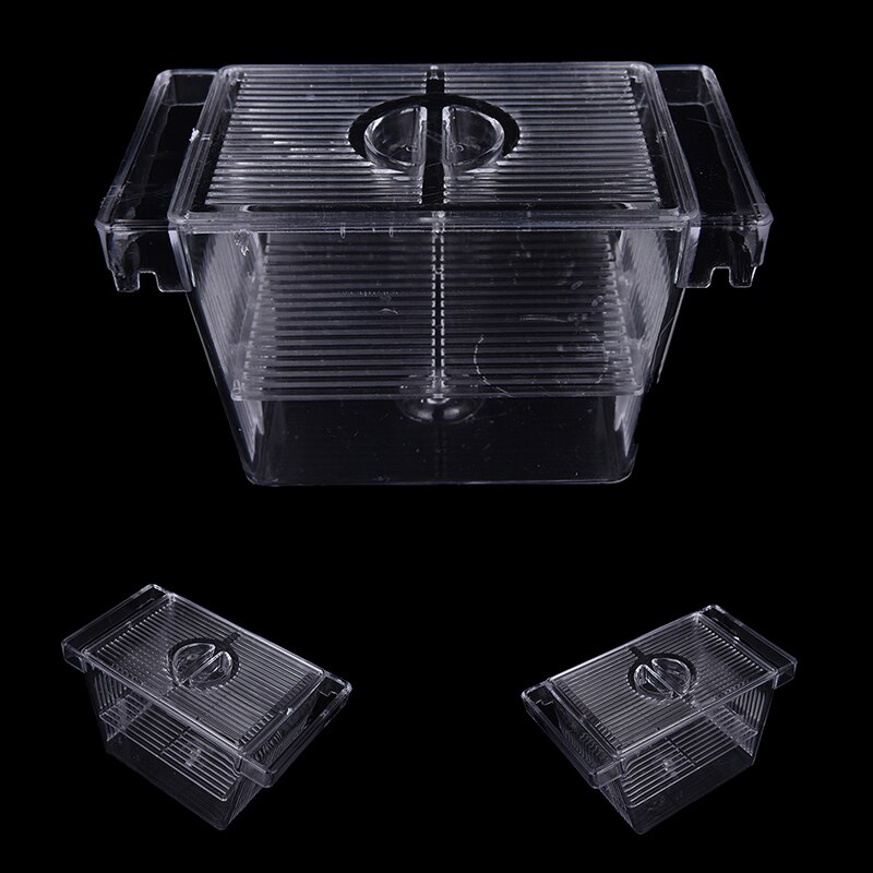Fish Breeding Isolation Aquarium Hatchery Breeder Young Fish Incubator Box Tank