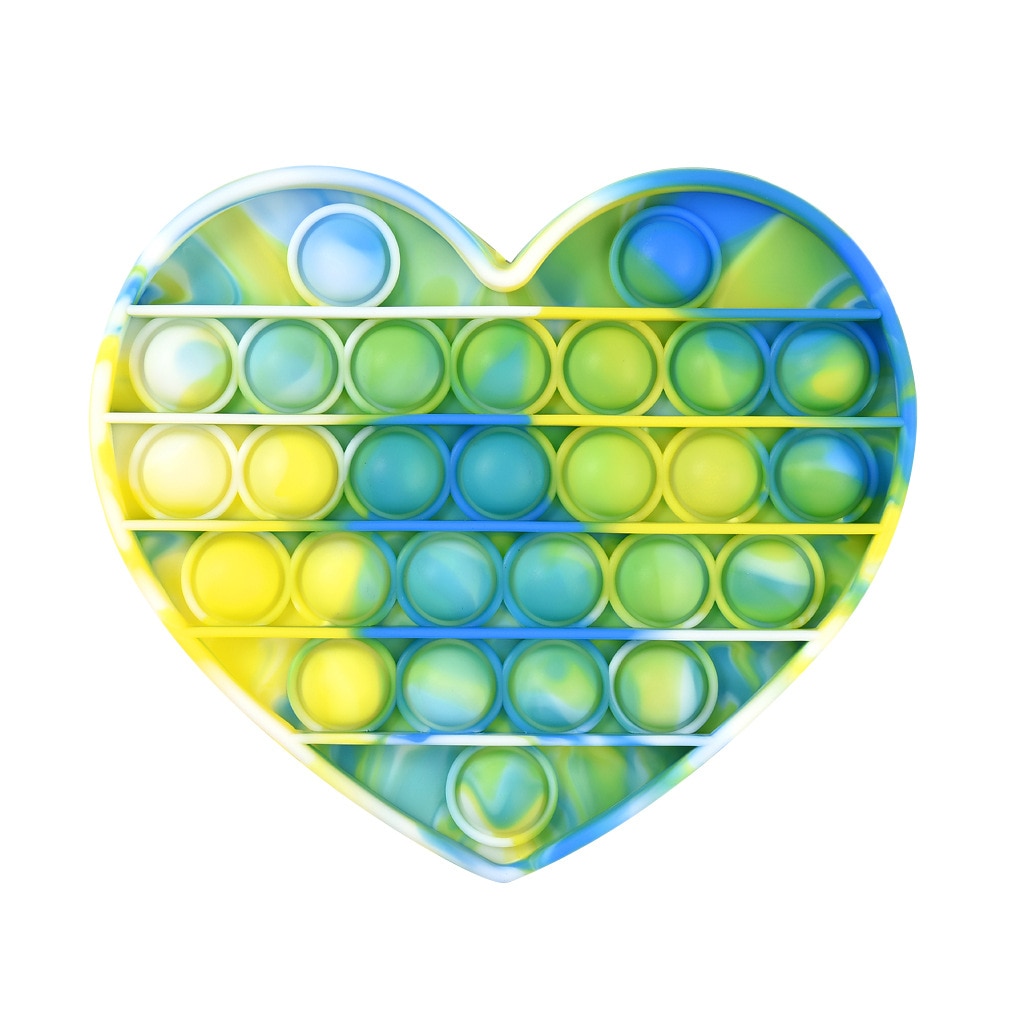 Pop It Push Bubble Fidget Toys Adult Stress Relief Toy Antistress PopIt Soft Squishy Anti-Stress Anti Stress Box Poppit: J