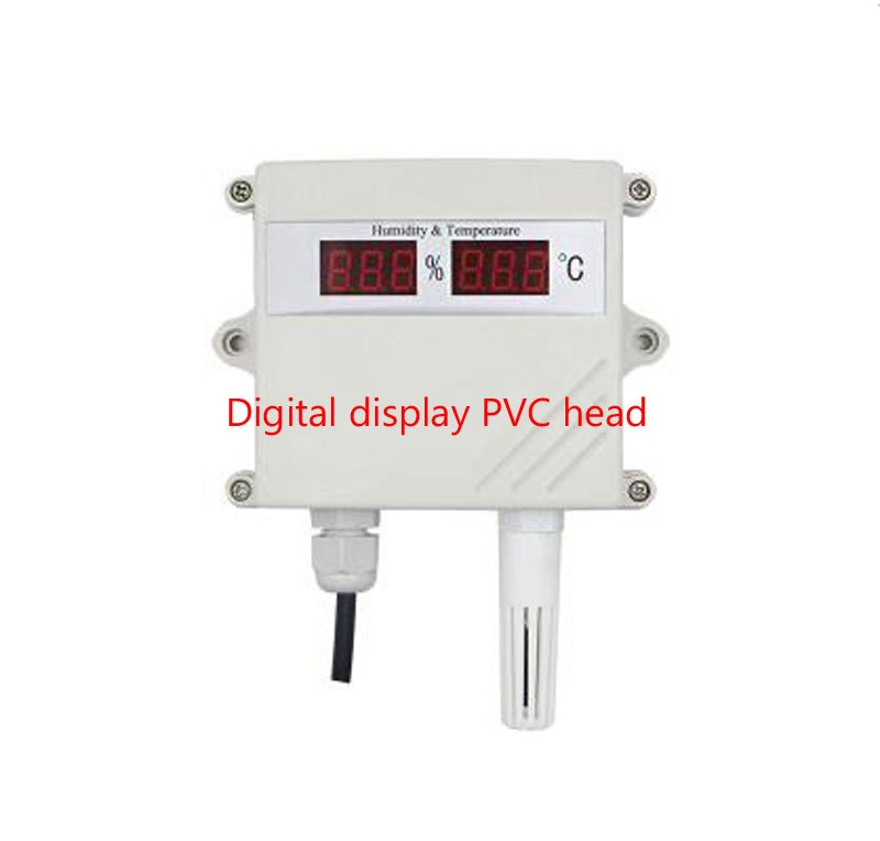 High-precision temperature and humidity transmitter / 4-20mA analog temperature and humidity sensor / 0-5V 0-10V RS485 output: With display 0-5V