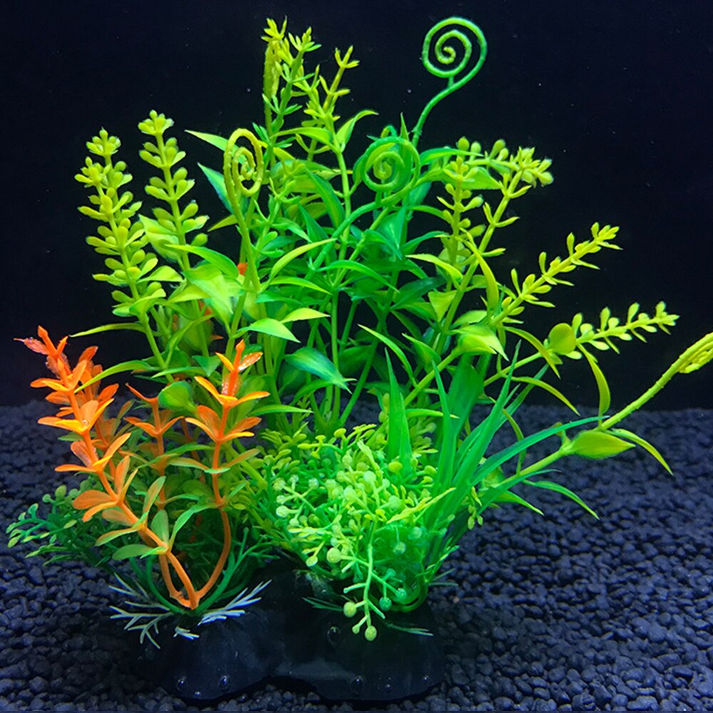 Simulatie kunstplanten decor water ornament plant aquarium 14cm decoratie