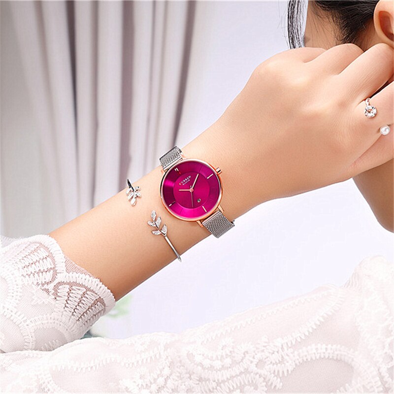 Mooie Vrouwen Horloge Dunne Quartz Bangle Horloge Voor Vrouwen Rvs Horloge Dames Jurk Klok Vrouwelijke