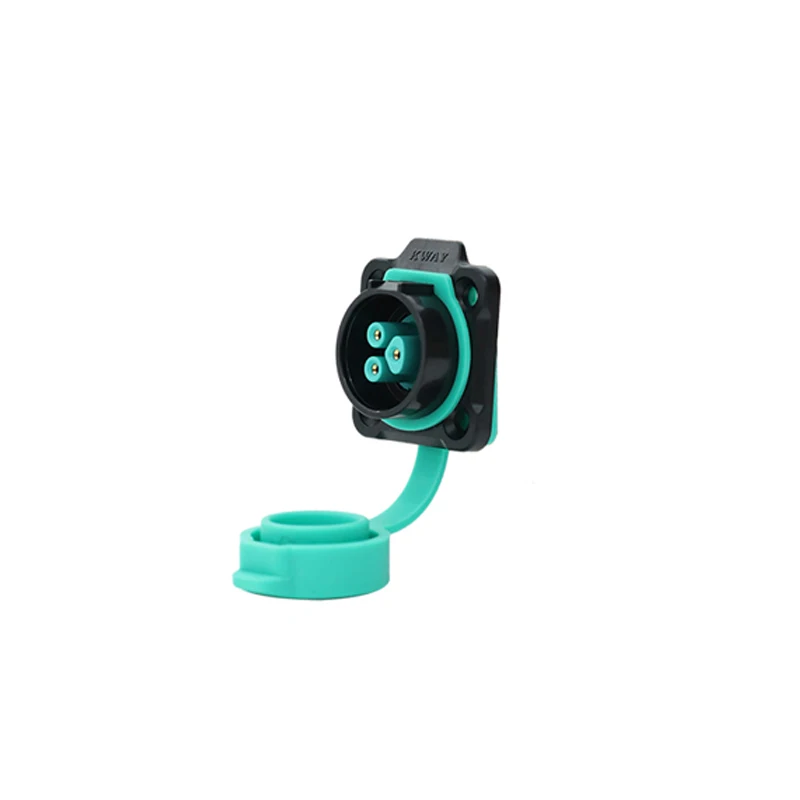 KWAY K16 Waterproof Bulkhead Electrical Connector Adapter IP68 Male Plug Female Socket Industrial AC DC Power 2 3 4 5 7 8 9 Pin: Yellow
