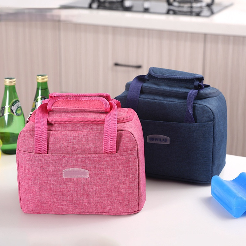 1 Pc Draagbare Grote Lunch Tas Waterdicht Voedsel Picknick Lunch Box Bag Geïsoleerde Vrouwen Koeler Zakken Verse Bento Voedsel Pouch