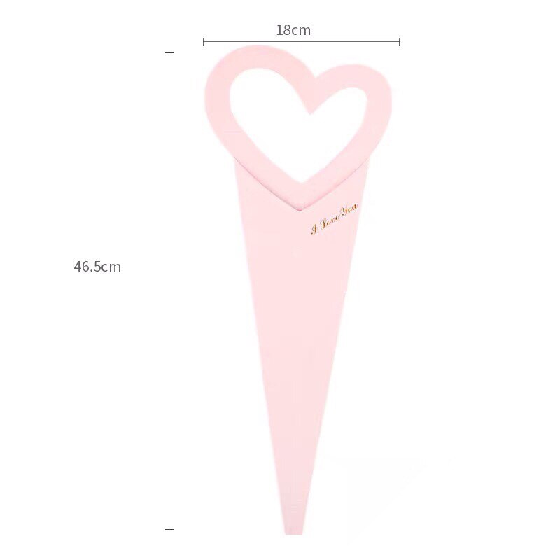 Foldable Flower Box Portable Waterproof Paper Packing Bag Handmade Bouquet Basket Florist Fresh Flower Carrier Bag Wedding: B-Pink