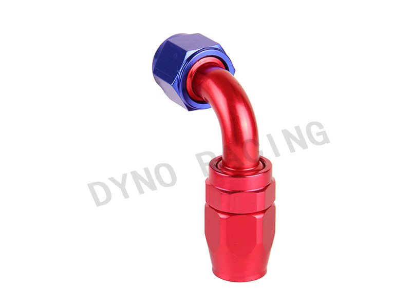 Racing-AN10 Fitting AN 10 Aluminium Fittings 90 Graden Olie/Brandstof/Swivel Slangkoppelingen Swivel Slang Fitting HF003C