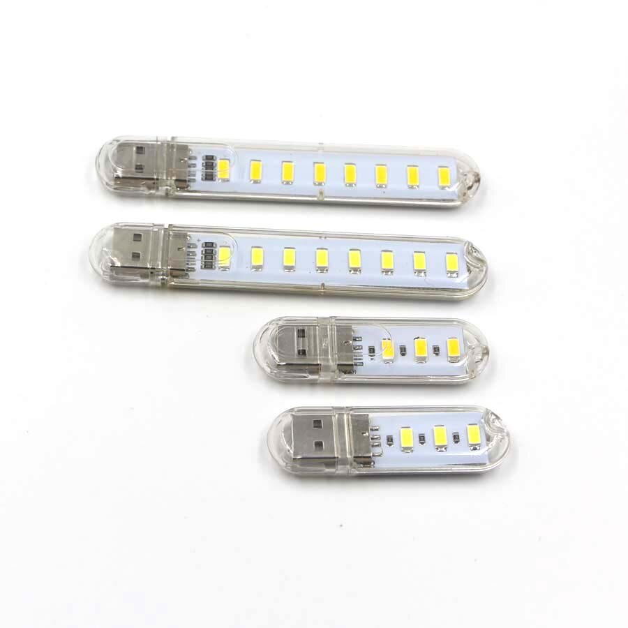 Foldable USB Led book Light Extension lamp Mini Portable Flexible night Light Reading Light 24 leds Mobile Power Computer Laptop