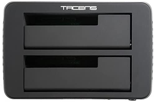 Docking Station Tacens 5portumdu-2 Usb3.0 Voor 2 Sata 2.5 Of 3.5 Clonado Autonomo Otb One Touch Backup