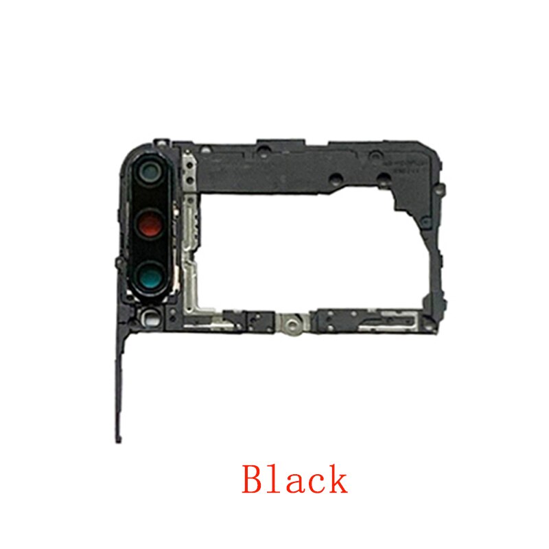 Achter Back Camera Lens Glas Met Frame Houder Voor Huawei P40 Lite E Vervanging Reparatie Onderdelen