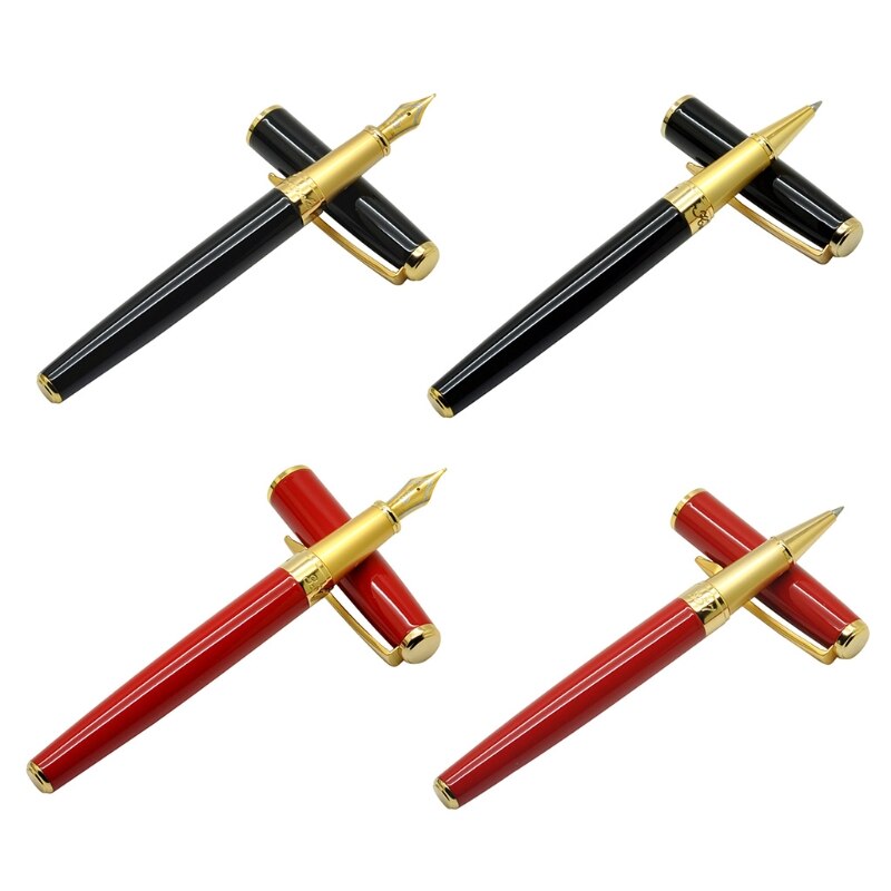 Luxury Metal Signature Fountain Pen Business Writing Signing Calligraphy Pens