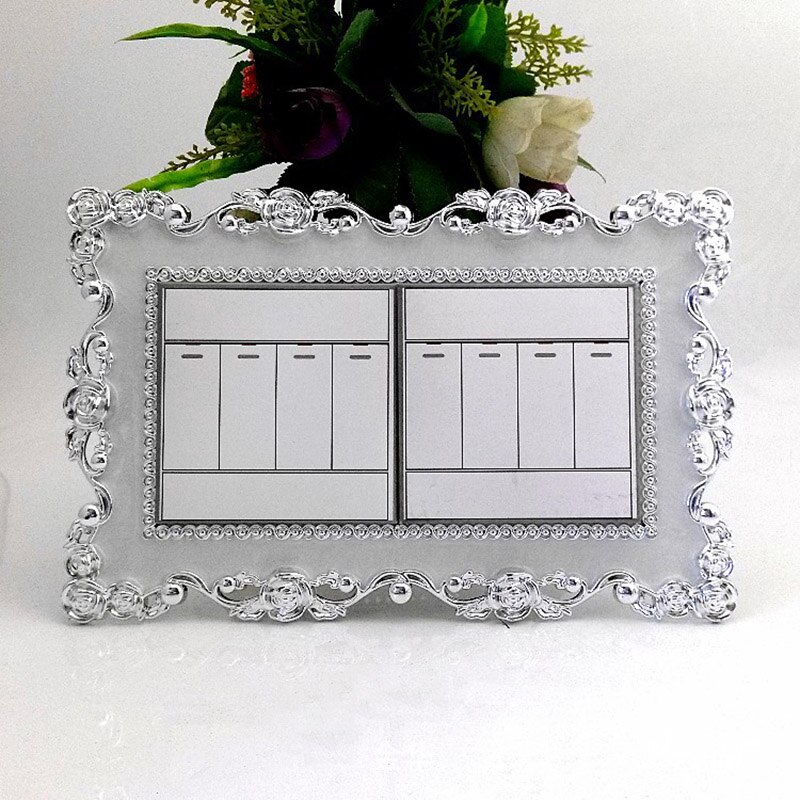 Resin Double Light Switch Surround Socket Finger Plate Panel Cover Decor 669: White