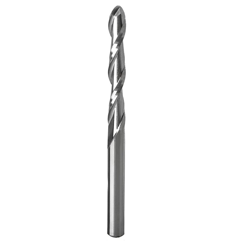 Ball Nose End Mill Set Cuting Edge Diameter CNC Engraving Router Bits Milling Cutter For Wood Working, Shank 3.175Mm