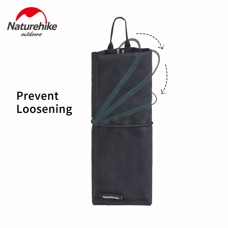 Naturehike-vajilla de para palillos, bolsa para cuchara, portátil,