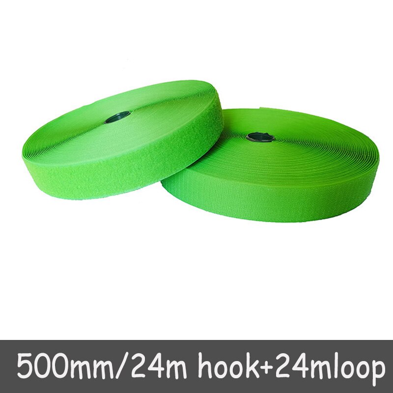 50mm Width velcros no adhesive fastener stick clothing tape sewing magic hook loop sticker strip velcroing strap stick 24 meters: Color 08