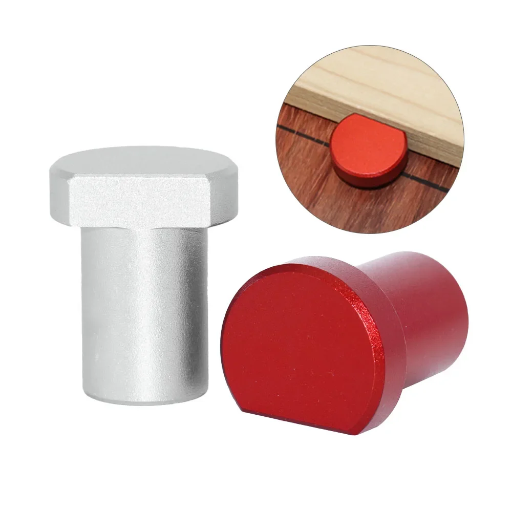 Banc chiens établi cheville frein arrêts Table établi positionnement rabotage bouchon en alliage d'aluminium banc chiens pour 19mm/20mm trou pour chien