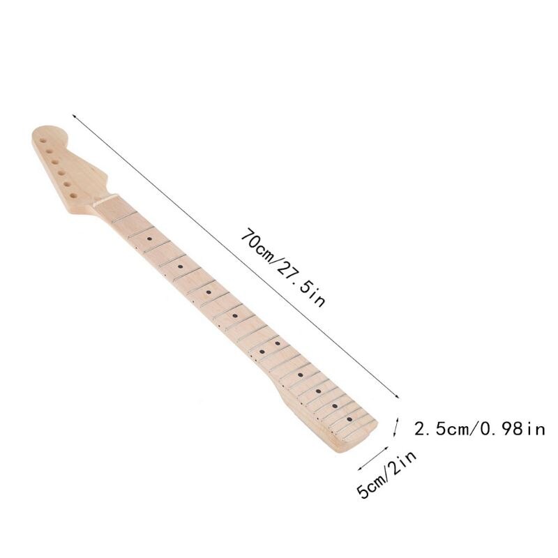 full maple wood electric guitar neck ST model neck