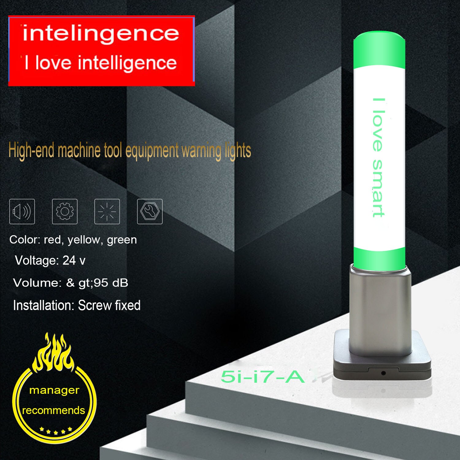 Neue LED Drei-Farbe Licht Alarm Signal Licht Schri... – Grandado