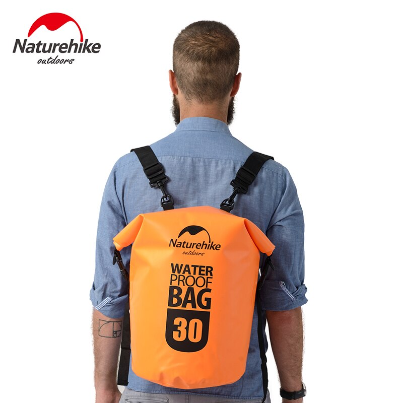 Naturehike Waterproof Backpack 2 Shoulder Straps Ocean Pack Outdoor Beach Swimming Storage Bag Camping Drifting Kayak Dry Bag