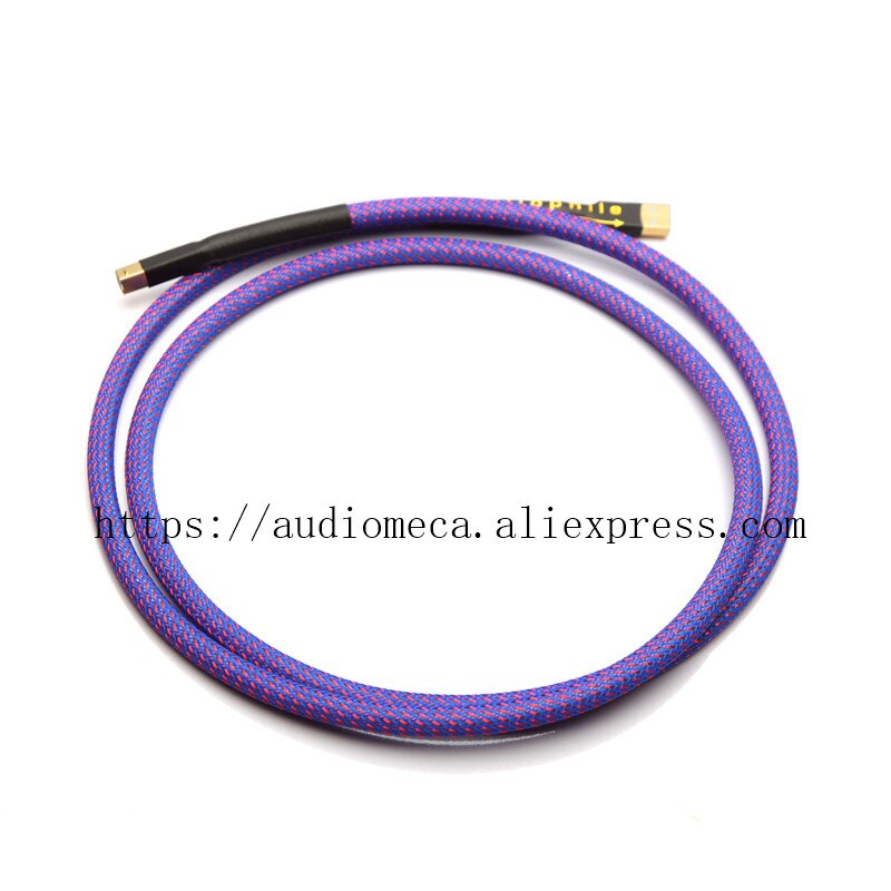 Hi Fi fever USB A-B audio cable sound card power amplifier cable QED silver plated core