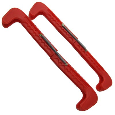 adult's ice skates blade cover 31 cm fit the ice blade length 30-33 cm ice blade cover: Red