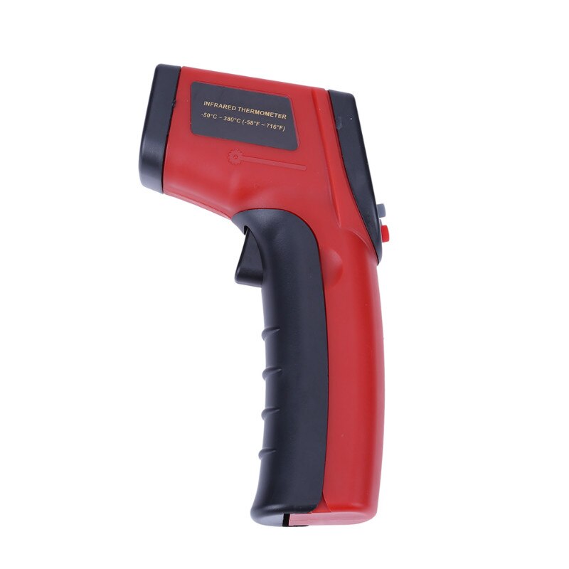 HW550 Handheld Infrared Thermometer Non-contact Temperature- -50~550°C LCD Kitchen Digital Termometer Sensor: GM320 red