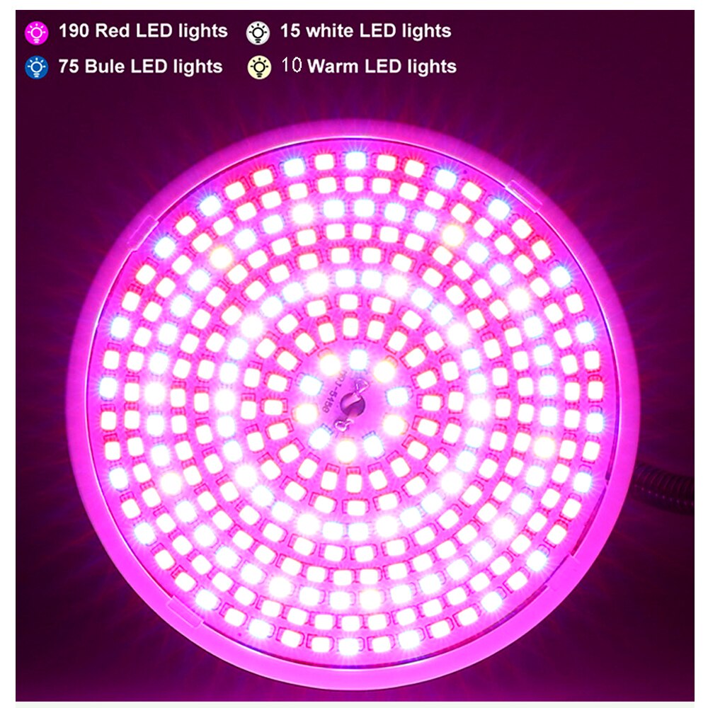 70W LED Grow Light Full Spectrum 290LED 85-265V Greenhouse Indoor Seedling light Veg Succulent Phyto Lamp Factory Direct Selling