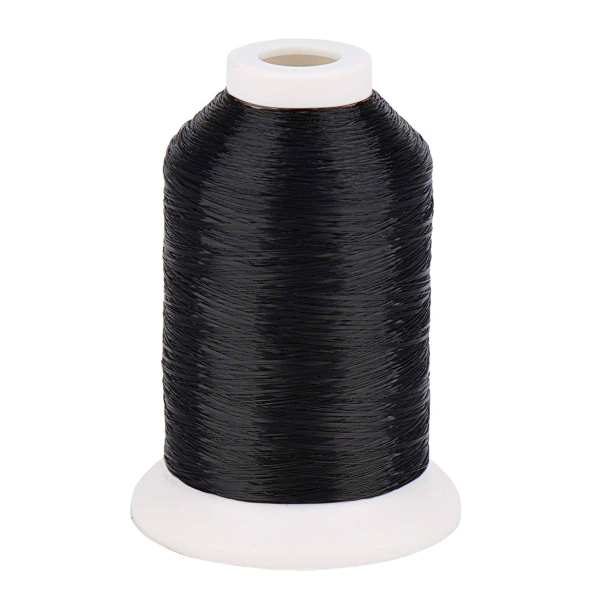 Simthread Transparent invisible thread size .004 Clear White Black Monofilament Sewing Thread 1500 Yards mini-king Spools: black
