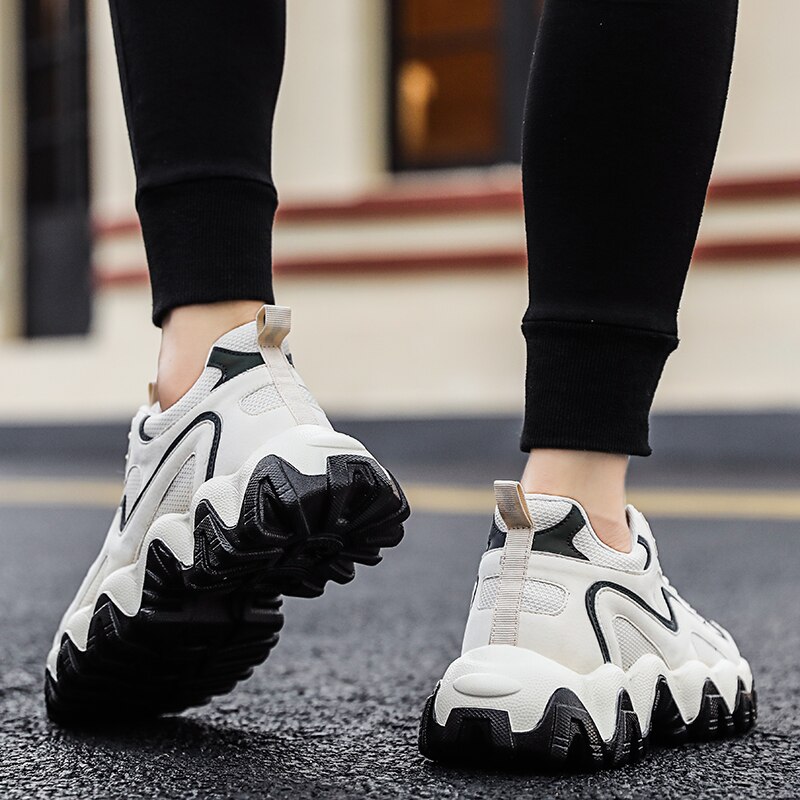 mesh sko herre uformelle komfortable pustende joggesko lette sklisikker plattform gå joggesko zapatillas hombre
