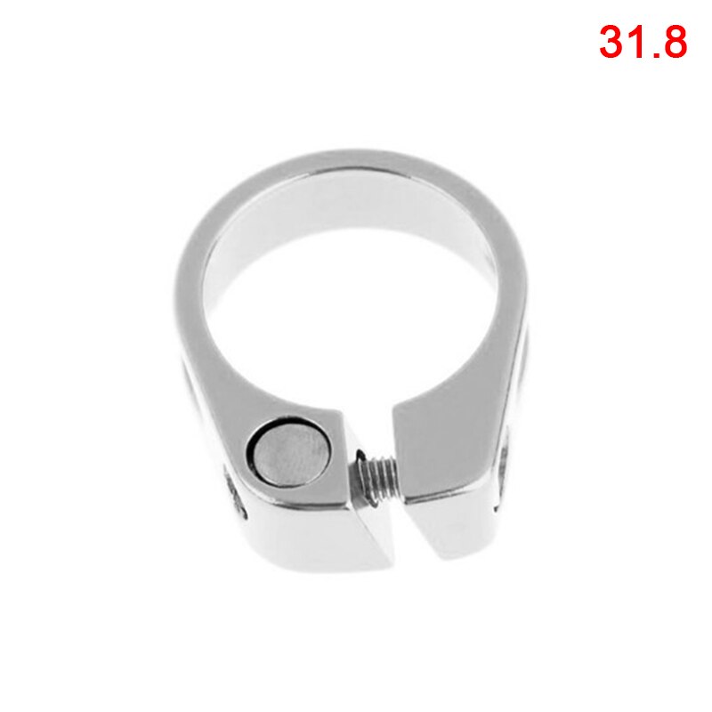 Aluminiumlegering fiets zadelpenklem 31.8/34.9mms fietsonderdelen fiets zadelpen buisklem mtb mountainbike racefiets zadelklemmen: Ywod 12- sv -31.8