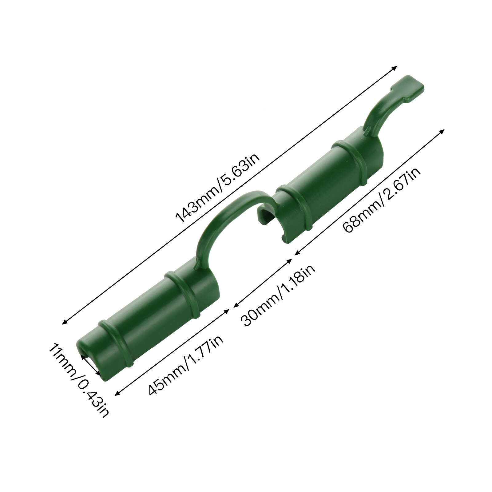 Morsetti per tubi per serre PE 11-20MM serra rete verde Tunnel clip a cerchio supporto per pilastro da giardino accessori per reti da giardino: B4 11mm