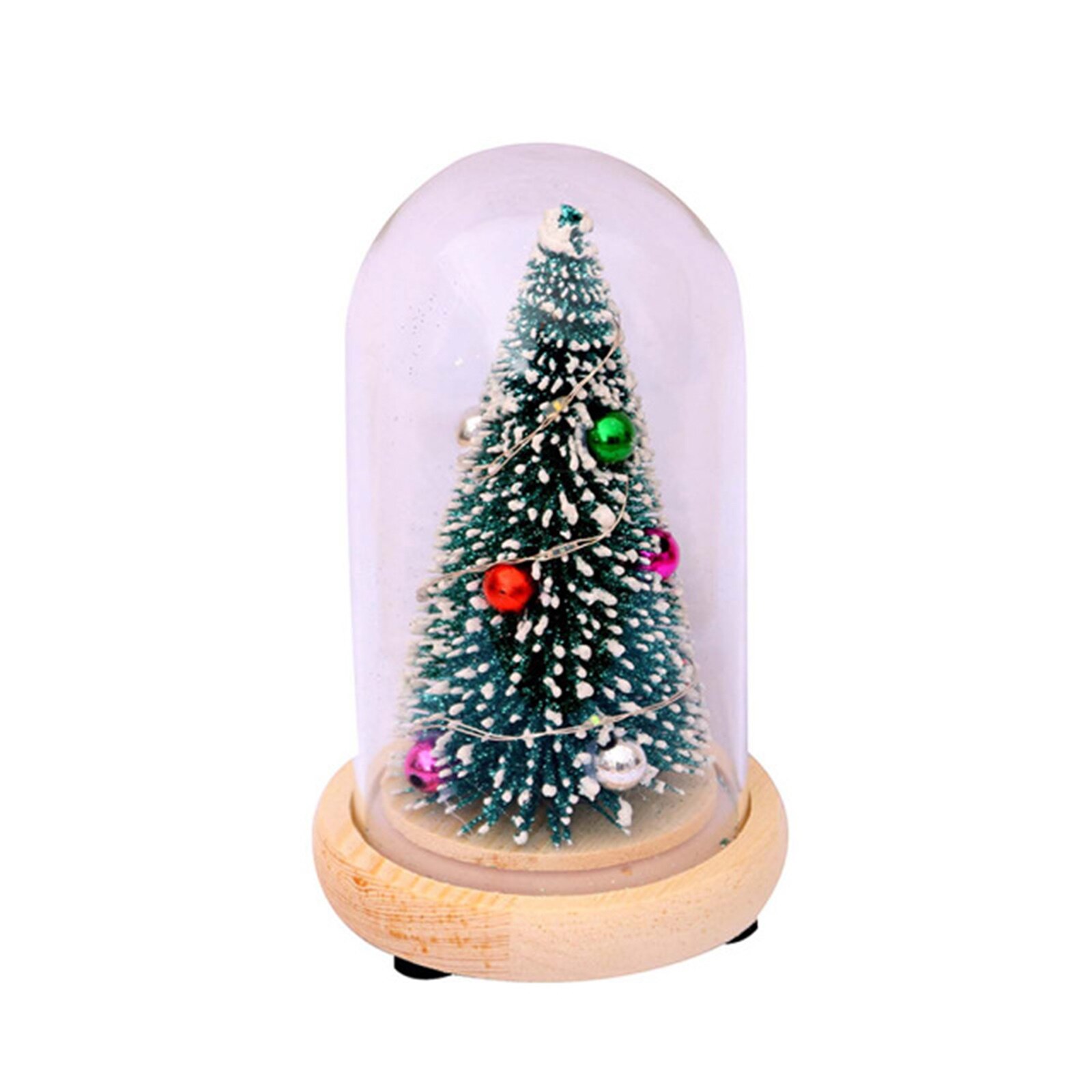 Mini Kerstboom Party Xmas Gloeiende Desktop Boom Ornamenten Led Nachtlampje Kerst Decoraties Voor Familie: A3