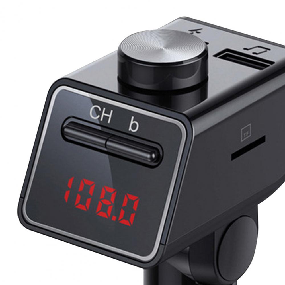 Q18/18S Auto Bluetooth MP3 Dual Usb Knop Charger Abs In-Car Fm-zender Voor Auto fm-zender Voor Auto