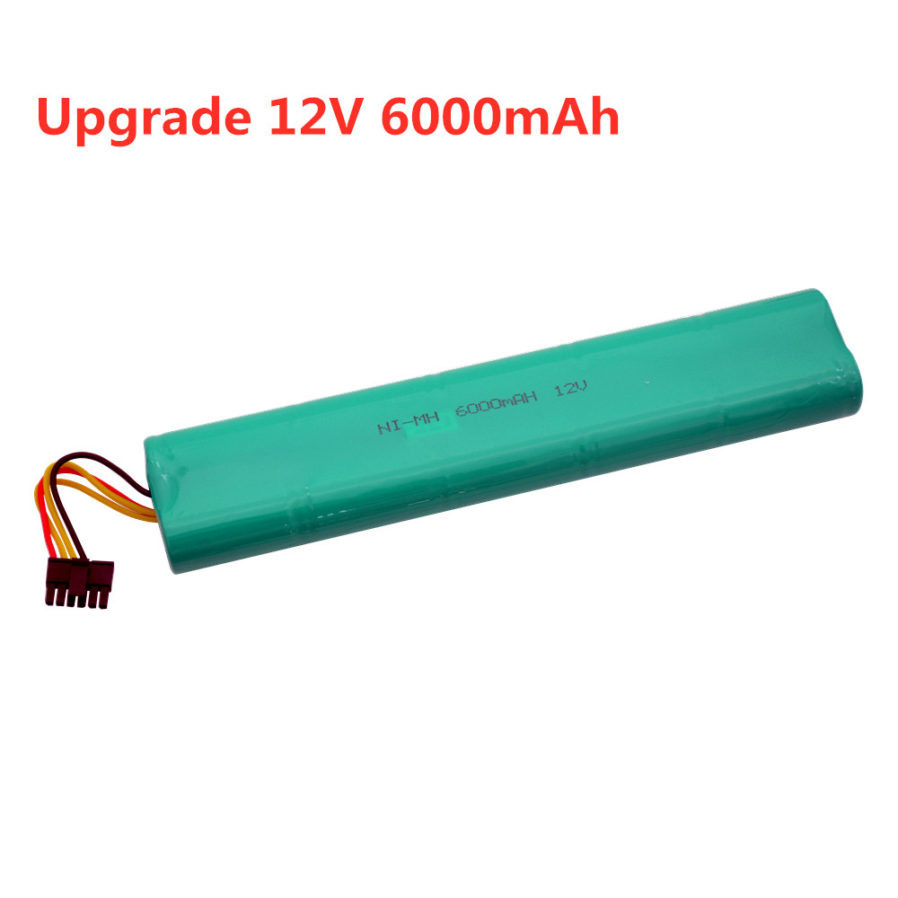 Päivitä 4500 mah 6000 mah 12v ni-mh akku neato botvacille 70e 75 80 85 d75 d8 d85 pölynimurit ladattava akku