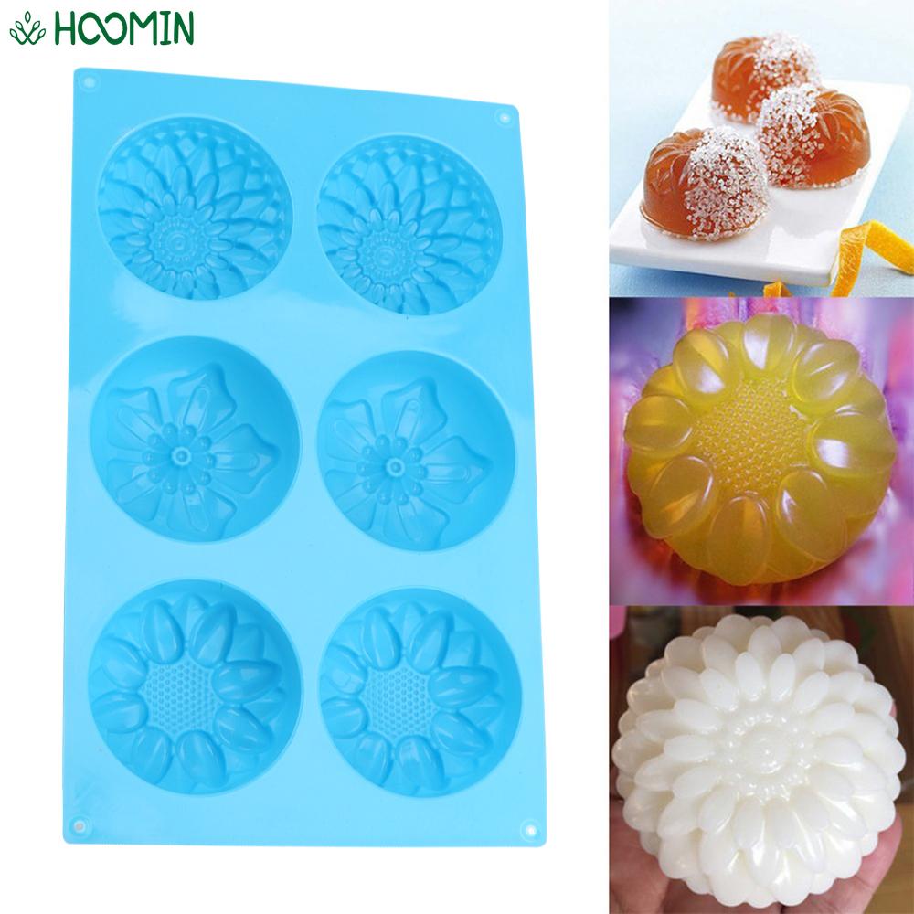 Sonnenblumen Handgemachte Seife bilden Kuchen Dekore Blume bilden DIY Handgemachte Silikon Seife Kuchen bilden Seife Machen Liefert