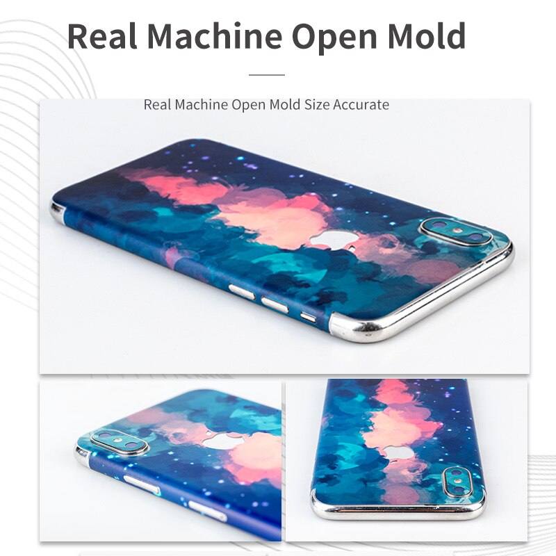 Colorful Diverse Pattern Matte Skins Film Wrap Skin Phone Back Sticker For iPhone X /iPhone XR /iPhone XS /iPhone XS MAX Sticker