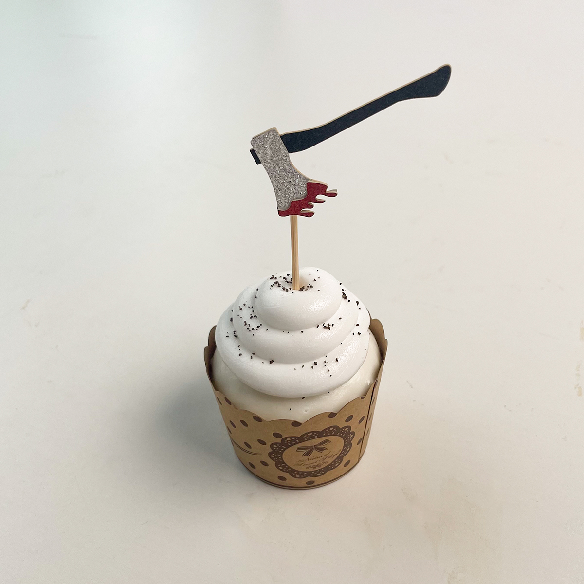 Sztuczny babeczka, fałszywy ekspozytor na ciasto, imitacja ciasta, dekoracje, symulacja realistycznej babeczki, plastikowy Model ciasta, sztuczne pieczone jedzenie.: żółte światło