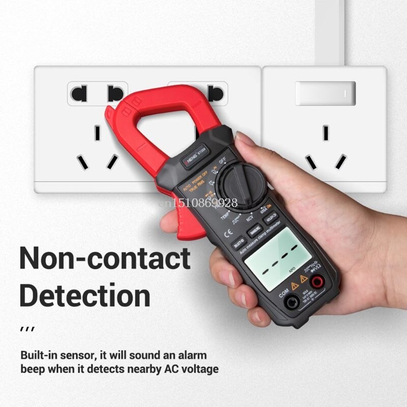 6000 Counts True RMS Clamp Meter Digital Multimeter NCV Square Wave Output Diode
