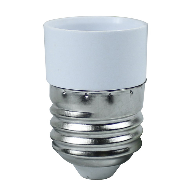 Screw E27 E14 E12 B22 LED Light Socket Hight Temperature Resistant Splitter Adapter Lamp Socket Bulb Base Holder: E27 to E14